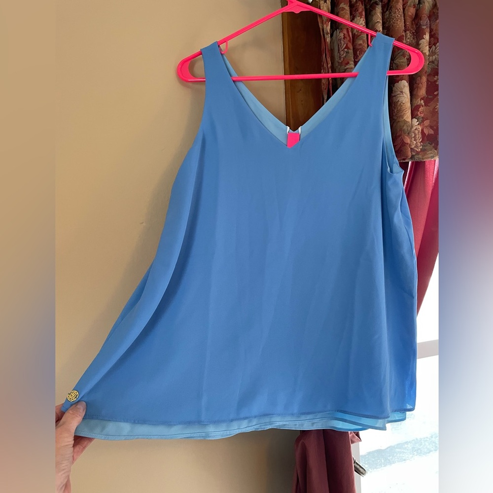 Lilly Pulitzer Sleeveless Reversible Florin V Neck